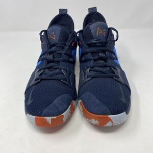 Nike PG 2 “Home" Oklahoma City Thunder OKC Paul George Blue Size 7 Youth